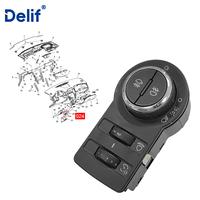 Tombol Saklar Lampu Kabut Mobil Terlaris 13301749 untuk Chevrolet Cruze J300 1.4 1.6 1.7 Opel Astra