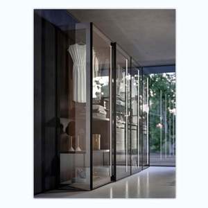 Luxury Sliding Door Plywood Wardrobes <b>Foldable</b> Easy Assembly Melamine Bedroom Furniture with Adjustable Design and Closet - Product Image 5