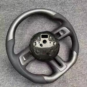 Volant en fibre de carbone pour <span class=keywords><strong>Ford</strong></span> <span class=keywords><strong>Mustang</strong></span> <span class=keywords><strong>GT</strong></span> 2015-2023 Volant de voiture à LED - Product Image 3