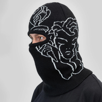 Balaclava à impression thermique pour l'hiver et l'automne, ski et snowboard, masque unisexe de créateur, masque facial personnalisé pour l'extérieur