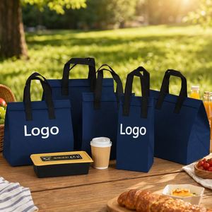 Sac isotherme personnalisé avec logo, grande capacité 20L, sac de livraison alimentaire thermique, sac de courses réutilisable en aluminium imperméable - Product Image 4