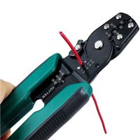 Pince à sertir électrique multifonction avec fonction de dénudage et de coupe de fils, outil de sertissage manuel pour connecteurs multiples