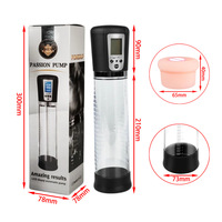 Masturbador Eléctrico Masculino Kovida, Ejercitador de Pene con Pantalla LCD, Productos de Plástico para Agrandar el Pene con Vacío