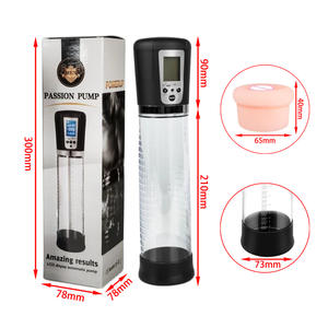 Kovida Elétrico Masculino Masturbador Galo Exercício Enhanced Display LCD Plastic Cock Sizing Vacuum Penises Produtos de Alargamento - Product Image 3