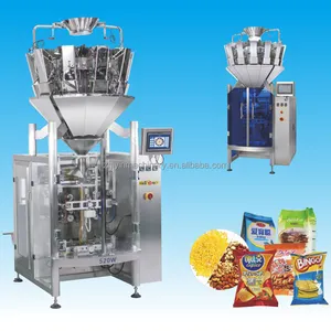 Automatische Snackvulmachine Voor Diervoeder Met Een Gewicht Van De Verpakkingsmachine Gedroogde Plantaardige Snack Gepofte Voedselverpakkingsmachine