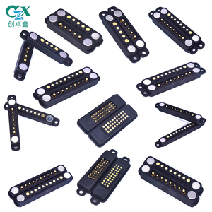 Cổng kết nối từ tính chống nước Pogo Pin tròn 2 3 4 5 6 chân, tùy chỉnh theo yêu cầu nhà sản xuất, dành cho đèn nền 5V2A - Product Image 5