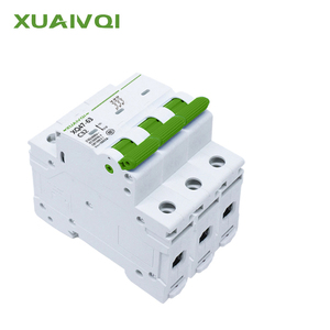 Interruptor Automático Tipo <span class=keywords><strong>B</strong></span> C D 3P 10kA MCB 230/400V 63A Mini Interruptor de Circuito 6-63A para Sistema de Bajo Voltaje Doméstico con CE - Product Image 3