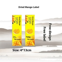 Bolsa de papel Kraft autosellante 100g/250g/500g Embalaje de bocadillos de frutas en conserva para Fideos de sushi Mango seco estampable para alimentos