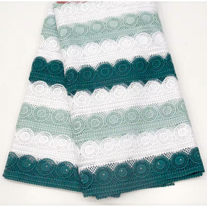 Tissu de dentelle fantaisie brodé <span class=keywords><strong>GUIPURE</strong></span> 100 % polyester soluble dans l'eau, blanc et noir, de haute qualité, avec motif personnalisé pour chaussures et sacs - Product Image 6