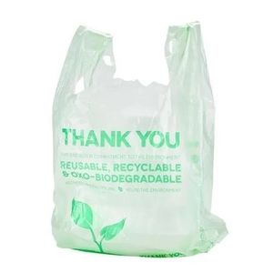 Sac fourre-tout écologique en fécule de maïs réutilisable compostable biodégradable emballage plastique recyclable - Product Image 4