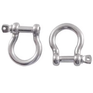 Thép không gỉ 316 biển gian lận giả mạo cung Neo còng 5mm vít pin Châu Âu loại D Vòng xiềng xích du thuyền thuyền phần cứng - Product Image 3