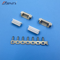 Connecteurs verticaux mâles et femelles JINDA 1.25T-1-LT 1.25mm 2~12P pour câble DC SMT, bornes de carte PCB, boîtier en nylon
