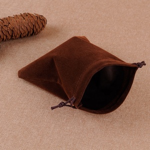 Túi Nhung Dây Rút Đóng Gói Trang Sức Quà Tặng 11 Màu Tùy Chỉnh Bán Sỉ Logo Nhung Túi Trang Sức Túi Màu Tùy Chỉnh - Product Image 2