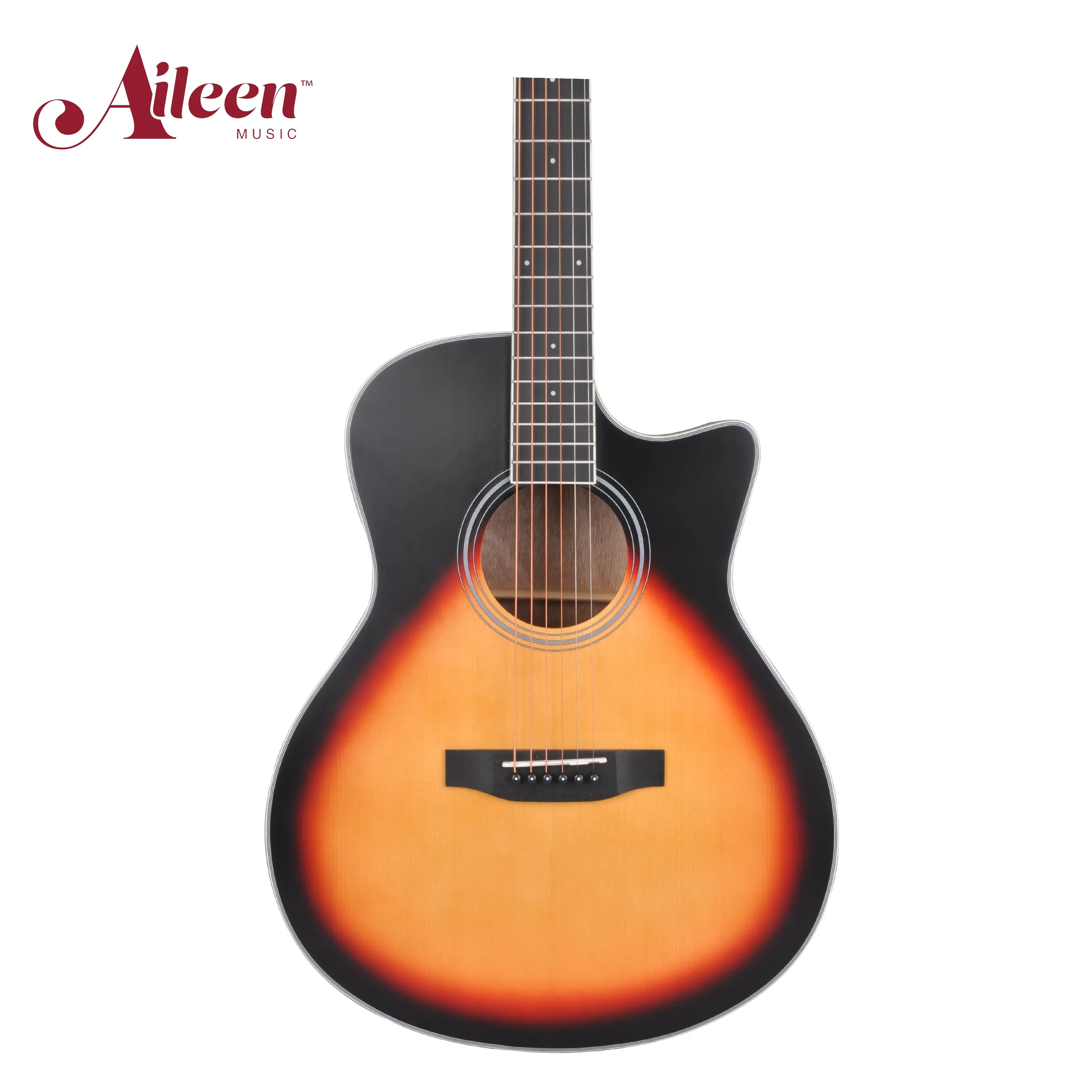 Aileen guitarra acústica selecionada, corpo em formato ga (AF17C-GA)