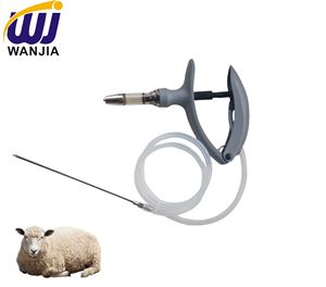 <span class=keywords><strong>Seringue</strong></span> vétérinaire réglable WANJIA, injecteur automatique continu de vaccins pour utilisation en élevage - Product Image 1