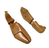 Chaussure réglable Arbre en bois de hêtre vernis Deux tubes Chaussure Civière en cuir Chaussures Bottes Baskets