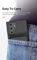 Nouvelle coque de batterie externe 2024 à succès – TPU souple + ABS, batterie Li-ion polymère 7000 mAh, ultra-mince, charge rapide pour S22