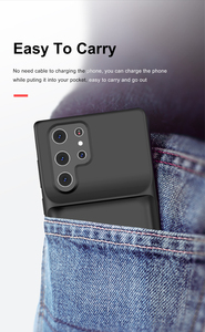 2024 Sản phẩm mới nóng bán New ngân hàng điện trường hợp cho điện thoại di động mềm TPU <span class=keywords><strong>Battery</strong></span> <span class=keywords><strong>Case</strong></span> cho điện thoại S21 S22 siêu s23s24 siêu - Product Image 6