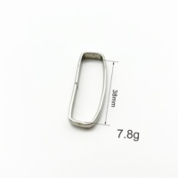 Accessoires de sangle en acier inoxydable réglables personnalisés boucle de ceinture boucle de maintien en métal pour ceinture