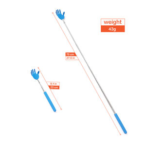 Arranhador traseiro extensível de aço inoxidável com palma - Product Image 6