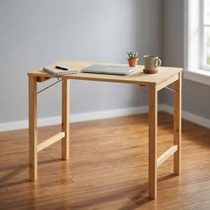 Mesa Plegable de Madera para Exteriores – Mesa de Jardín de 4 Patas con Fácil Movilidad para Balcón, Patio y Espacios Exteriores - Product Image 6