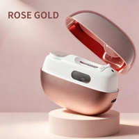 Lime à ongles électrique 2-en-1 améliorée avec lame en alliage ultra-affûtée et lime de polissage en verre nano pour bébés/enfants/personnes âgées