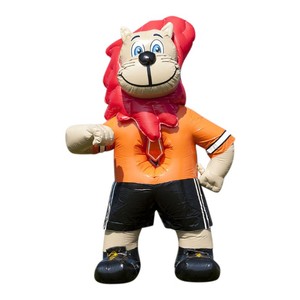 Mascotte géante gonflable imprimée en forme de léopard, en bâche PVC, personnage animalier gonflable pour la promotion d'événements sportifs de clubs de football - Product Image 5