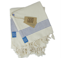 Étiquette Privée personnalisée En Gros Serviette Turque 100% Coton XL Turc Serviette De Plage Turque Peshtemal Hammam Serviette fabriqué en Turquie