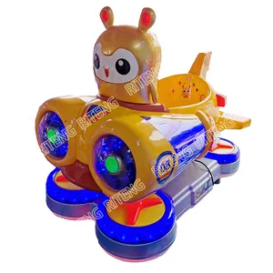 Uzay zeship çılgın planör sincap küçük çocuk arabası s Euro paraları işletilen plastik salıncak CE belgesi kiddle Ride oyun makinesi