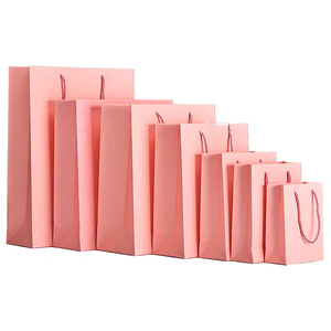 Custom Gift <b>Bags</b> Luxury Boutique Perfumes Packaging Pink Wedding <b>Small</b> Jewelry Paper <b>Bag</b> With Handles - Product Image 4