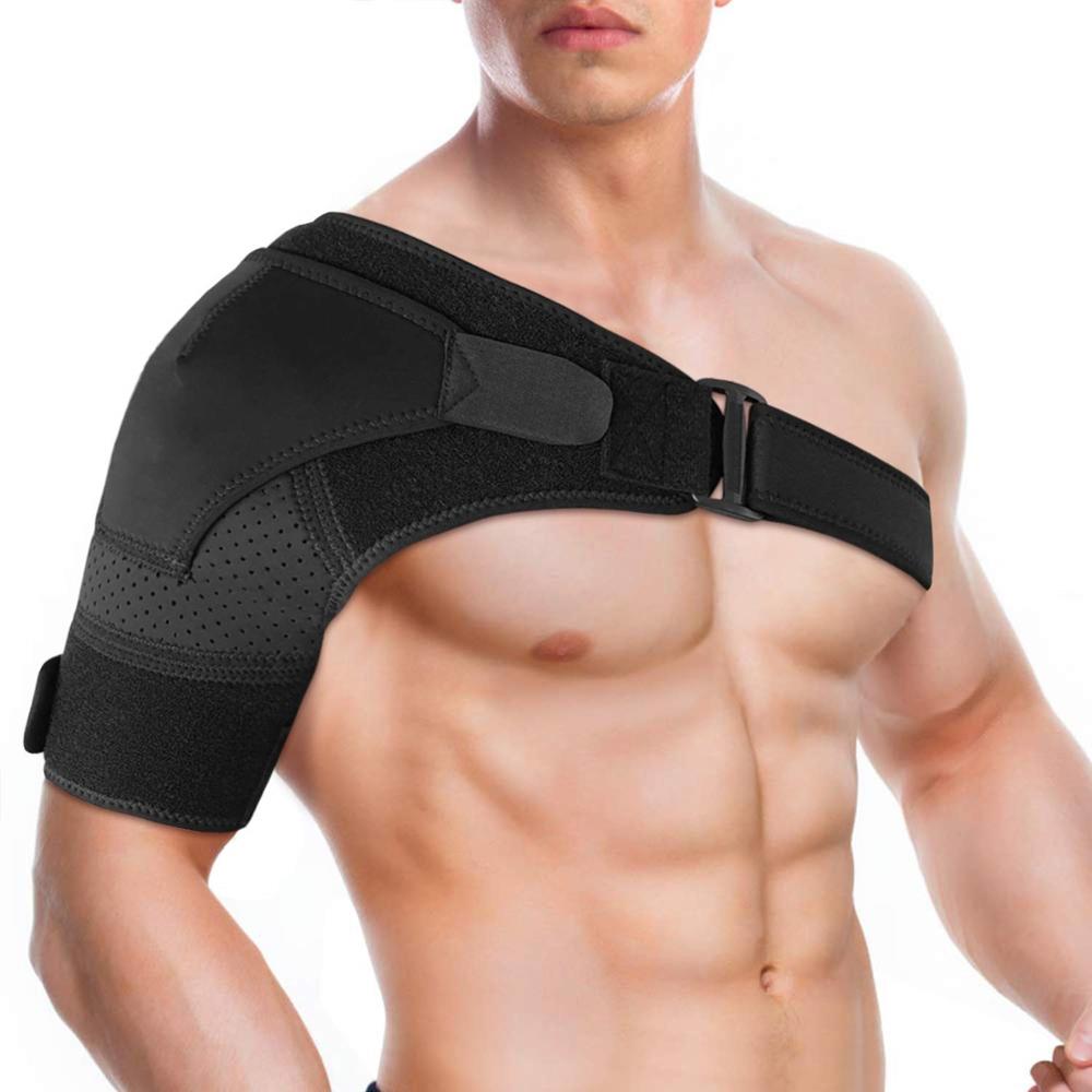 Có thể điều chỉnh chỉnh hình Neoprene xương đòn cột sống vai hỗ trợ Brace chỉnh vành đai dây đeo thể thao cho rách rotator Cuff