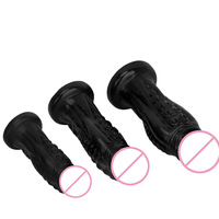 Dilatateur anal et plug anal extra-larges en forme d'alien, sans œufs, en silicone souple – Jouet sexuel pour adultes SM/Gay