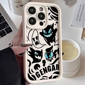 Custodia protettiva antiurto elegante per telefono <span class=keywords><strong>in</strong></span> morbido <span class=keywords><strong>Silicone</strong></span> simpatico cartone animato per <span class=keywords><strong>iPhone</strong></span> 11 12 <span class=keywords><strong>13</strong></span> 14 15 16 <span class=keywords><strong>Pro</strong></span> Max Anime Gengar Shell - Product Image 2