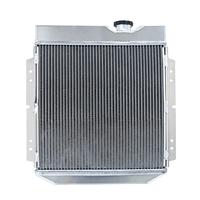 Radiateur de réservoir d'eau entièrement en aluminium pour Ford Falcon Sedan Delivery Mustang / Mercury Comet 1963-1966 Système de refroidissement du moteur