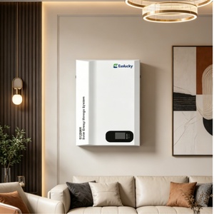 Batería <span class=keywords><strong>de</strong></span> almacenamiento <span class=keywords><strong>de</strong></span> energía <span class=keywords><strong>de</strong></span> 5kWh montada en la pared, compatible con baterías LifePO4, con inversor híbrido. - Product Image 1