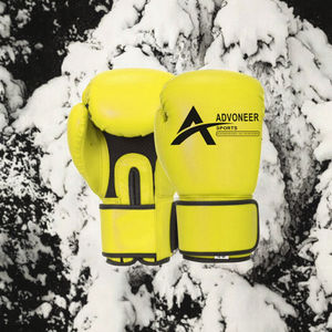 Guantes de Boxeo Profesionales de Cuero con Cordones para Adultos, 12oz, Alta Calidad, Logotipo Personalizado, Ligeros, Absorben la Humedad, Venta al Por Mayor - Product Image 3