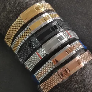 Horlogeband Sub Medium Gloss/Vijf Baht Band 20Mm 316 Roestvrijstalen Band Past Alleen Gegarandeerd In Onze Sub 40Mm Horlogekast