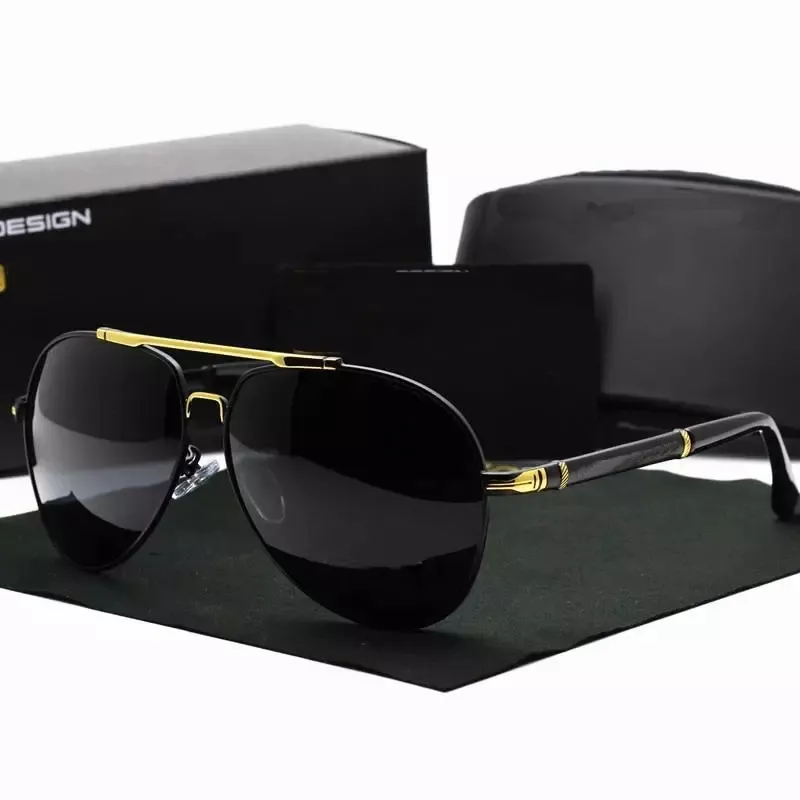 Glass High End Sunglasses Polarized Men Driving Sun Glasses For Brand Design Mirror Eyewear Male Frames For Eye Glasses