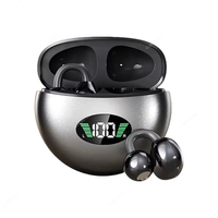 Auriculares Inalámbricos Bluetooth HYTO con Clip Q71, Auriculares de Alta Fidelidad para Xiaomi, Pantalla LED, Auriculares Deportivos para Música
