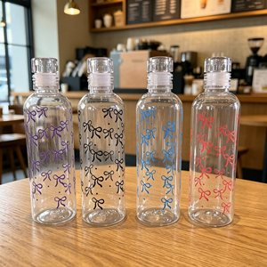 Bottiglia Casual Creativa e Bella da 500ML, Piccola e Graziosa, Fresca ed Elegante, in Plastica, Adatta per Gite e Campeggio - Product Image 2