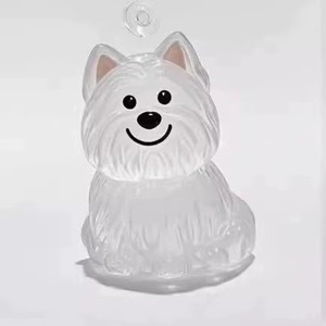 Llavero con colgante de <span class=keywords><strong>pelo</strong></span> de mascota de dibujos animados, almacenamiento creativo para colección conmemorativa de <span class=keywords><strong>pelo</strong></span> de perro, hecho de plástico - Product Image 6