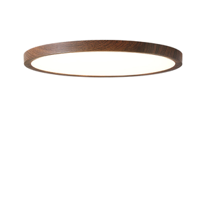 Lámpara de <span class=keywords><strong>techo</strong></span> ultrafina para dormitorio, estilo wabi-sabi, color madera de nogal simple, para habitación, balcón nórdico, pasillo, estudio, Zhongshan - Product Image 1