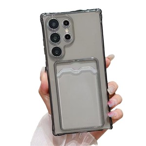 Funda para <span class=keywords><strong>Samsung</strong></span> S26 Ultra, resistente a caídas en las cuatro esquinas, diseño de malla moderno, con tarjetero, para S24u, transparente, suave, A36 - Product Image 5