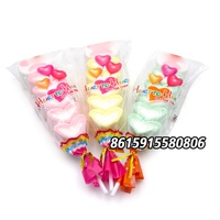 Goede Smaak Halal Fruit Smaak Suikerspin Hart Tot Hart Marshmallows Lolly