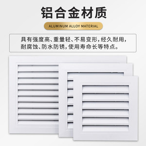 <span class=keywords><strong>Griglie</strong></span> <span class=keywords><strong>di</strong></span> Ventilazione Personalizzate in Lega <span class=keywords><strong>di</strong></span> Alluminio, Design Traspirante Antipioggia per Pareti Esterne, Griglia <span class=keywords><strong>di</strong></span> Ritorno Aria Integrata Facile da Installare - Product Image 3