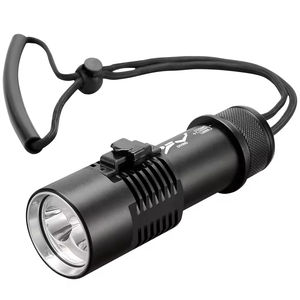 Linterna LED de Buceo Subacuática de Lujo, Resistente al Agua, de Aleación de Aluminio, Duradera, de Alta Potencia - Product Image 4