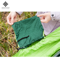 Hamac adulte en nylon ultraléger portable avec fonction de suspension pour le camping en plein air et les voyages