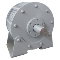 5000w 5kw 300rpm 96v 120v 220v Rotor intérieur AC PMA PMG 3 phases bas régime générateur à aimant Permanent sans noyau alternateur