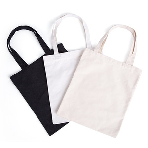 Large Capacity Promotional Custom Company Logo Advertising Custom Printed Logo Reusable Tote Shopping Cotton Canvas Bag