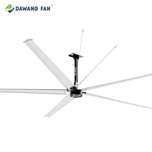 CE Certification Reliable Efficient Energy Saving 24FT PMSM Warehouse HVLS Ceiling Fan